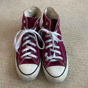 Maroon Chuck Taylors